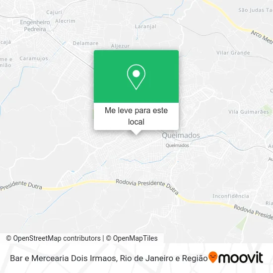 Bar e Mercearia Dois Irmaos mapa