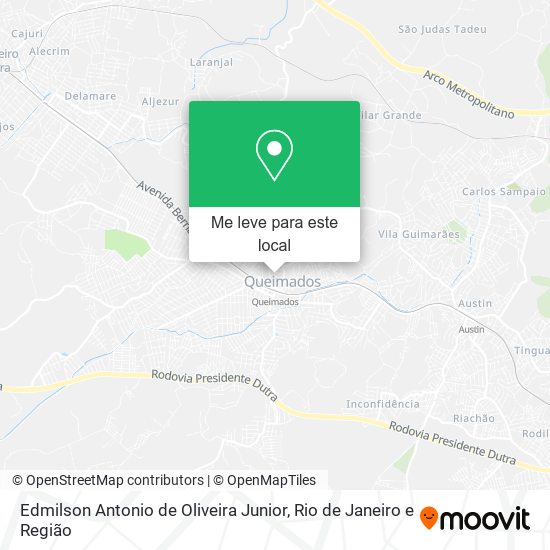 Edmilson Antonio de Oliveira Junior mapa