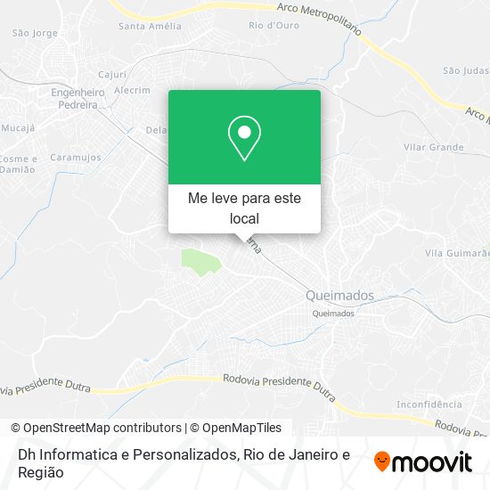 Dh Informatica e Personalizados mapa