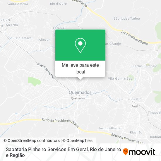 Sapataria Pinheiro Servicos Em Geral mapa