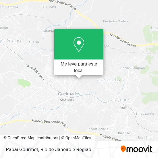 Papai Gourmet mapa
