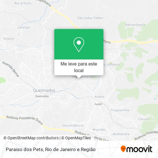 Paraiso dos Pets mapa