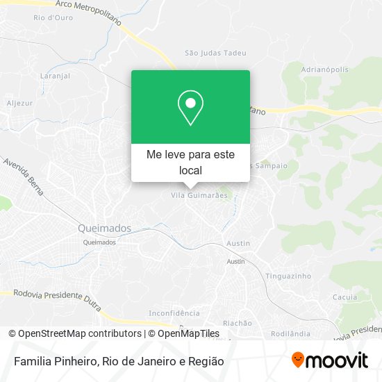 Familia Pinheiro mapa