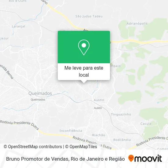 Bruno Promotor de Vendas mapa