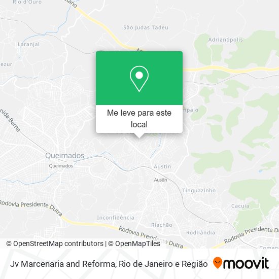 Jv Marcenaria and Reforma mapa