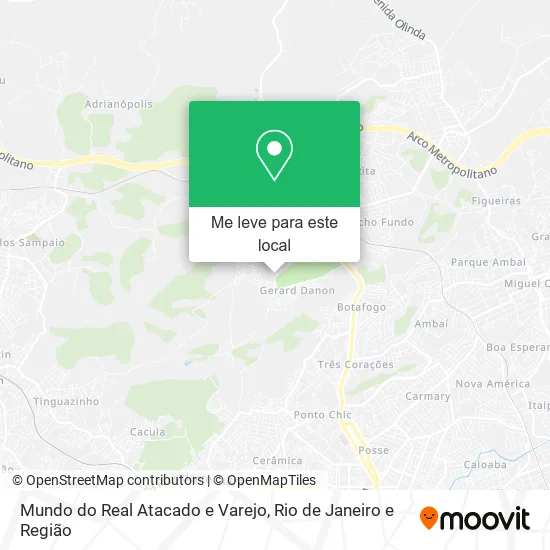 Mundo do Real Atacado e Varejo mapa