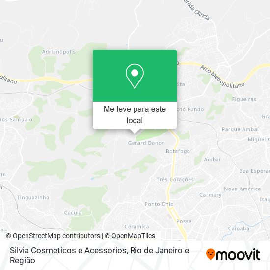 Silvia Cosmeticos e Acessorios mapa