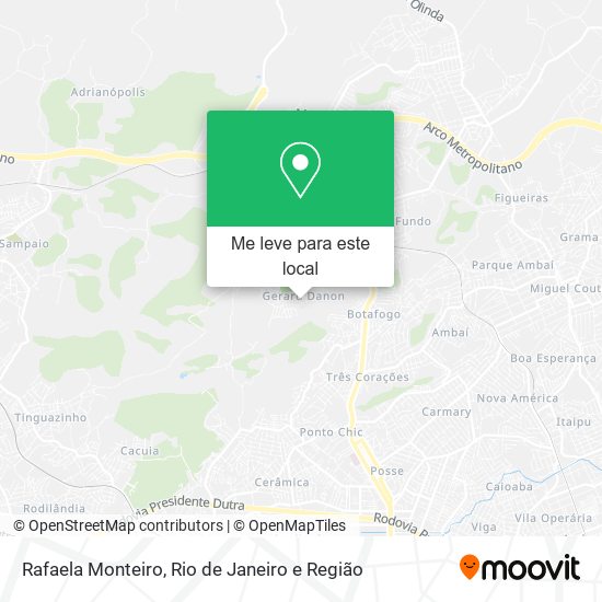 Rafaela Monteiro mapa