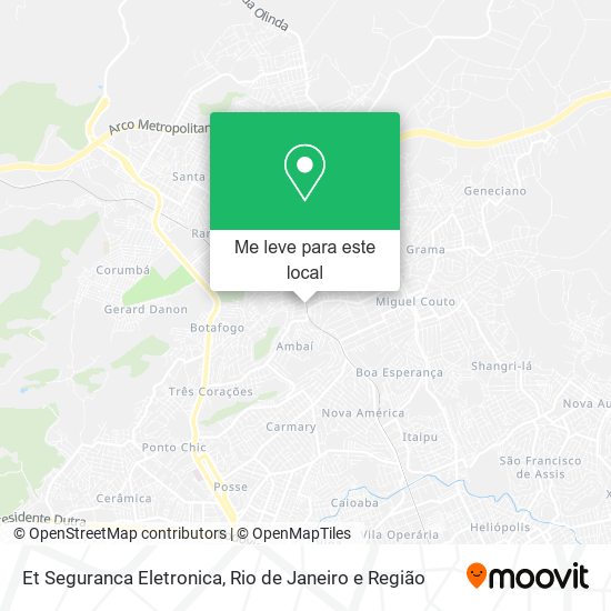 Et Seguranca Eletronica mapa