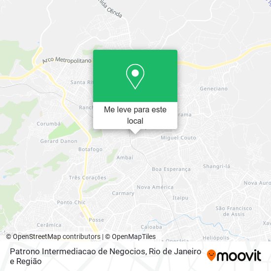 Patrono Intermediacao de Negocios mapa