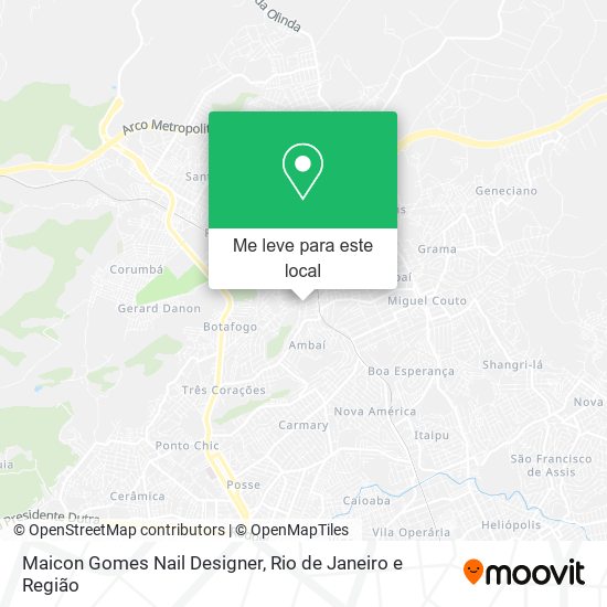 Maicon Gomes Nail Designer mapa