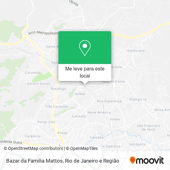 Bazar da Familia Mattos mapa