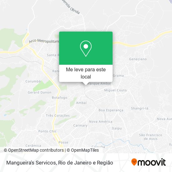 Mangueira's Servicos mapa
