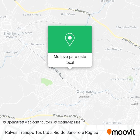 Ralves Transportes Ltda mapa