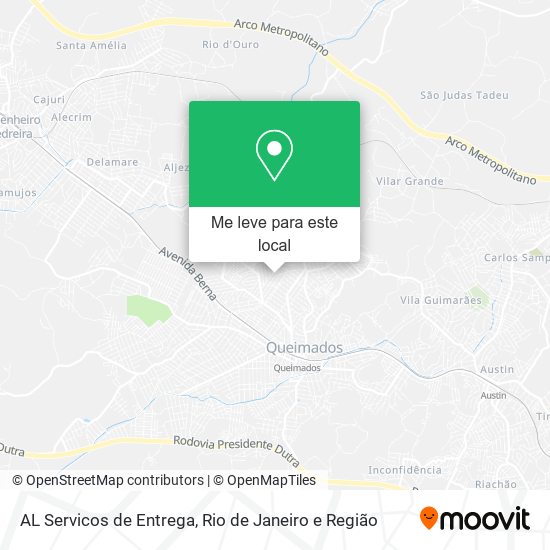 AL Servicos de Entrega mapa