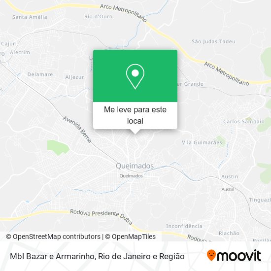 Mbl Bazar e Armarinho mapa