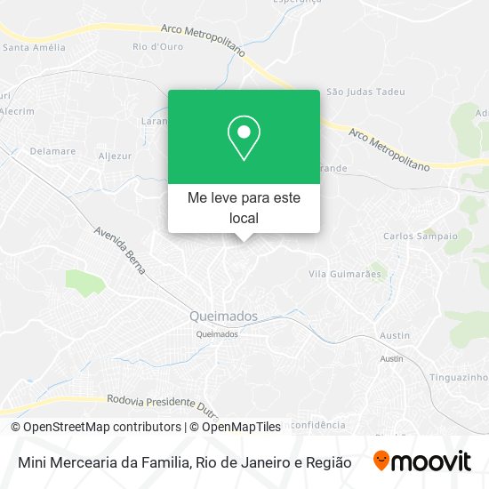 Mini Mercearia da Familia mapa