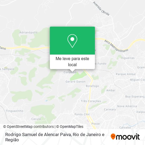 Rodrigo Samuel de Alencar Paiva mapa