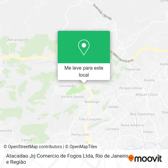 Atacadao Jrj Comercio de Fogos Ltda mapa