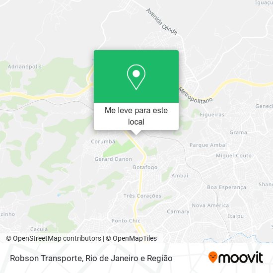 Robson Transporte mapa