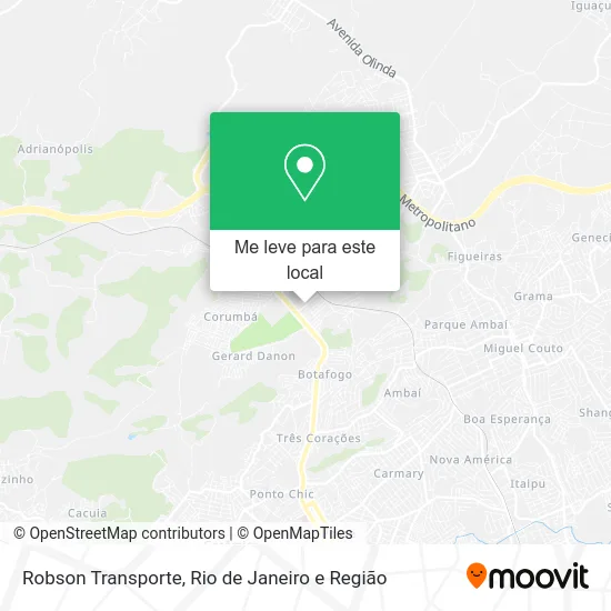 Robson Transporte mapa