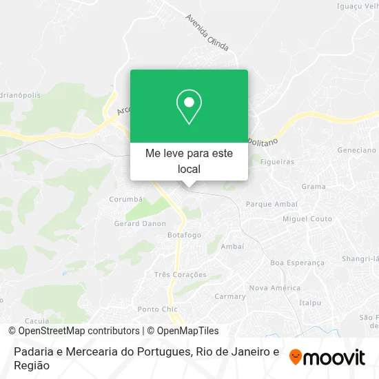 Padaria e Mercearia do Portugues mapa