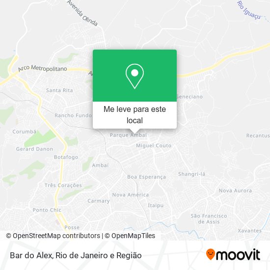 Bar do Alex mapa