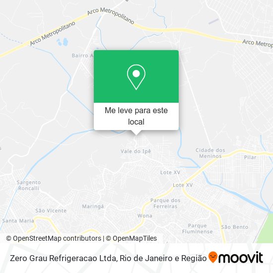 Zero Grau Refrigeracao Ltda mapa
