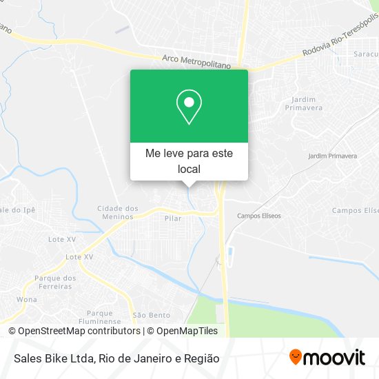 Sales Bike Ltda mapa