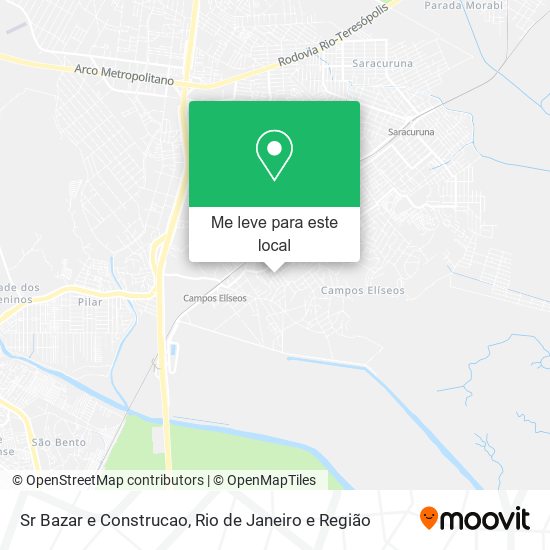 Sr Bazar e Construcao mapa