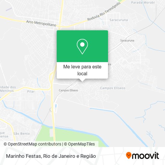 Marinho Festas mapa