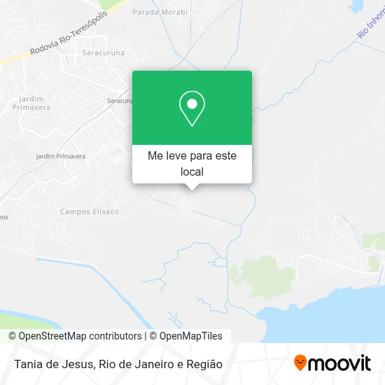 Tania de Jesus mapa