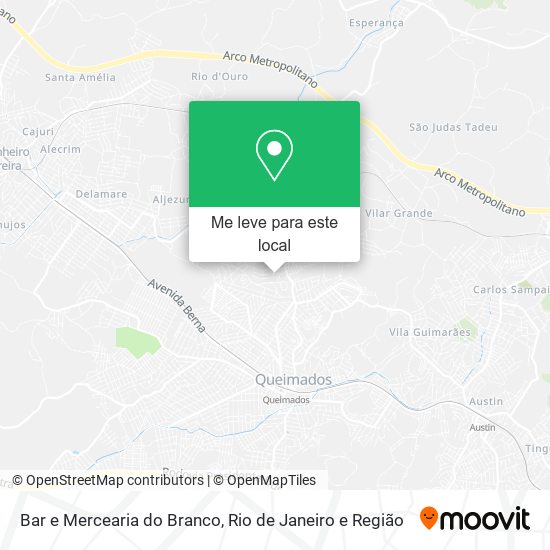 Bar e Mercearia do Branco mapa