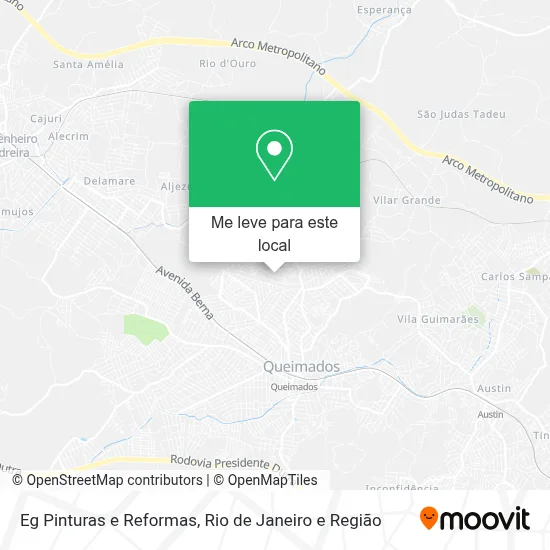 Eg Pinturas e Reformas mapa