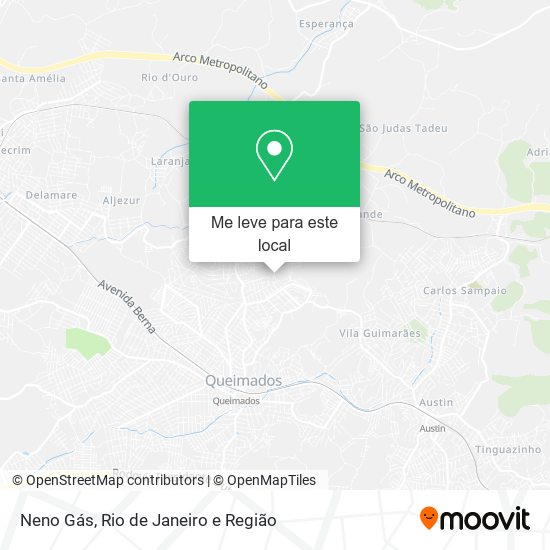 Neno Gás mapa