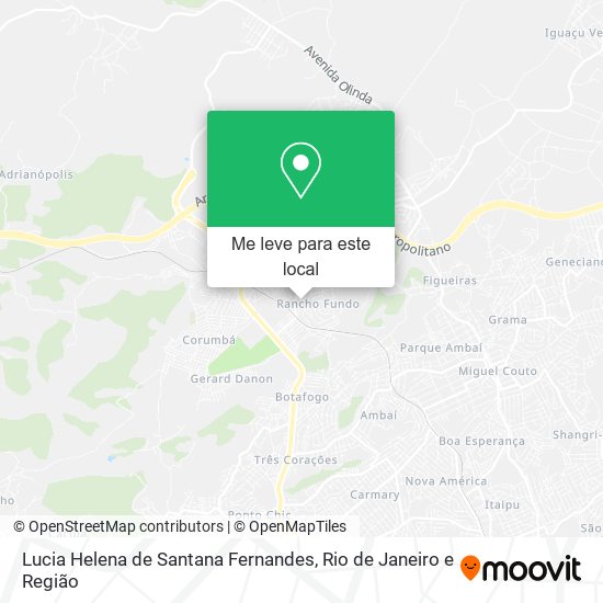 Lucia Helena de Santana Fernandes mapa