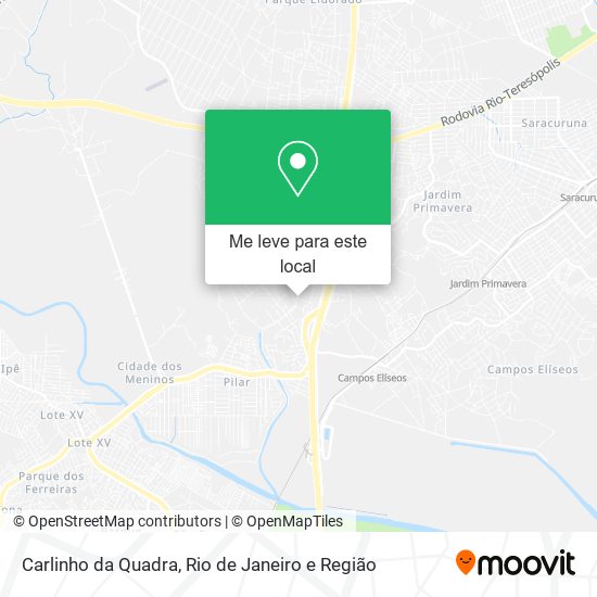 Carlinho da Quadra mapa