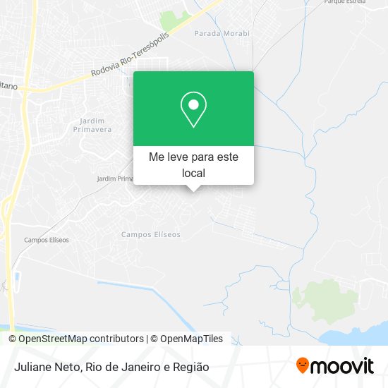 Juliane Neto mapa