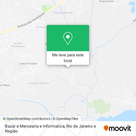 Bazar e Mercearia e Informatica mapa