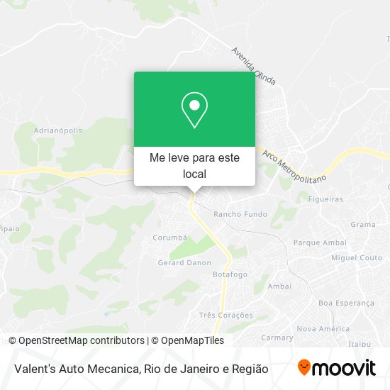 Valent's Auto Mecanica mapa