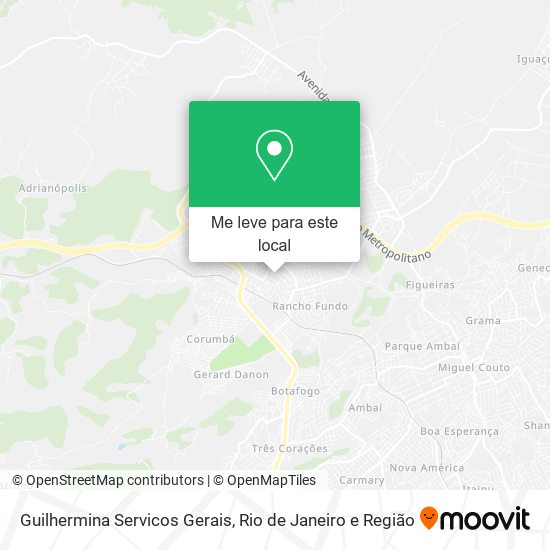 Guilhermina Servicos Gerais mapa