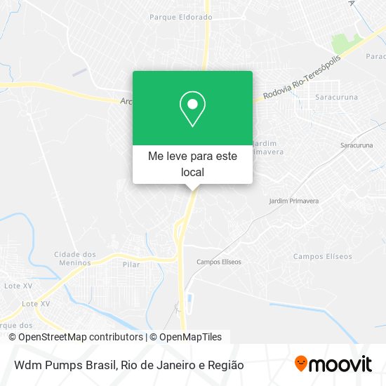 Wdm Pumps Brasil mapa