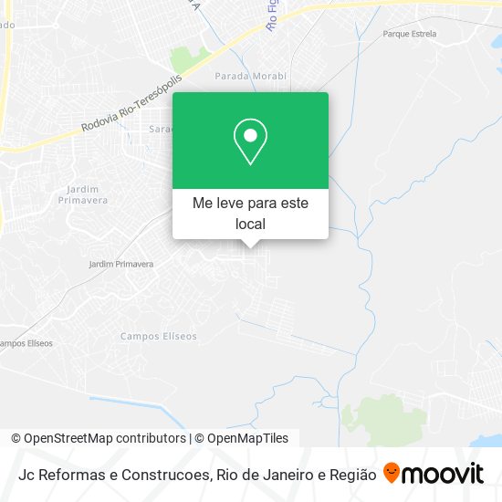 Jc Reformas e Construcoes mapa