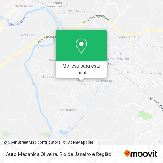 Auto Mecanica Oliveira mapa