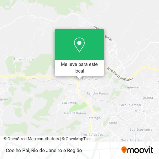 Coelho Pai mapa