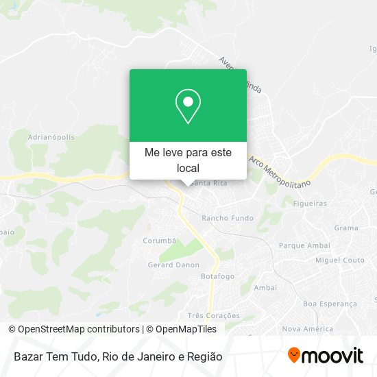 Bazar Tem Tudo mapa