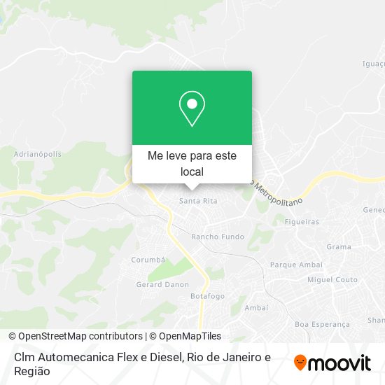 Clm Automecanica Flex e Diesel mapa