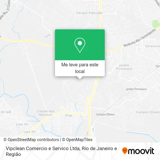 Vipclean Comercio e Servico Ltda mapa