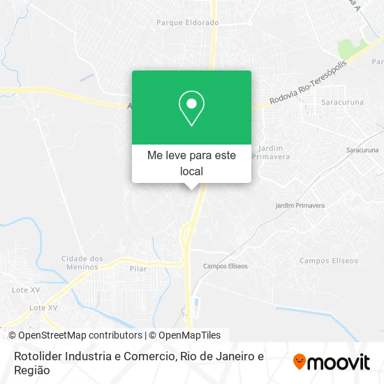 Rotolider Industria e Comercio mapa