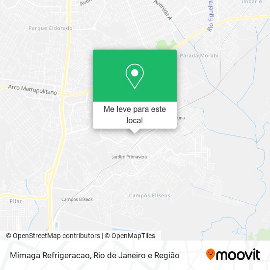 Mimaga Refrigeracao mapa